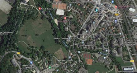 Image satellite du Parc de Buisson Rond